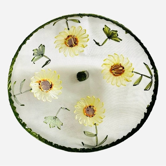 Food Cover Mesh & Wire Embroidered Food Dome Camping Picnics Food Cover - Picture 8 of 12